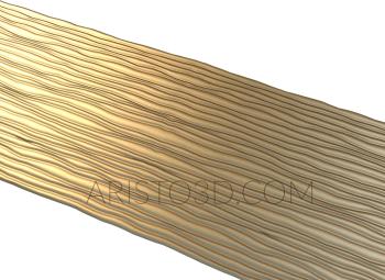 Geometrical panel (PGM_0013) 3D model for CNC machine